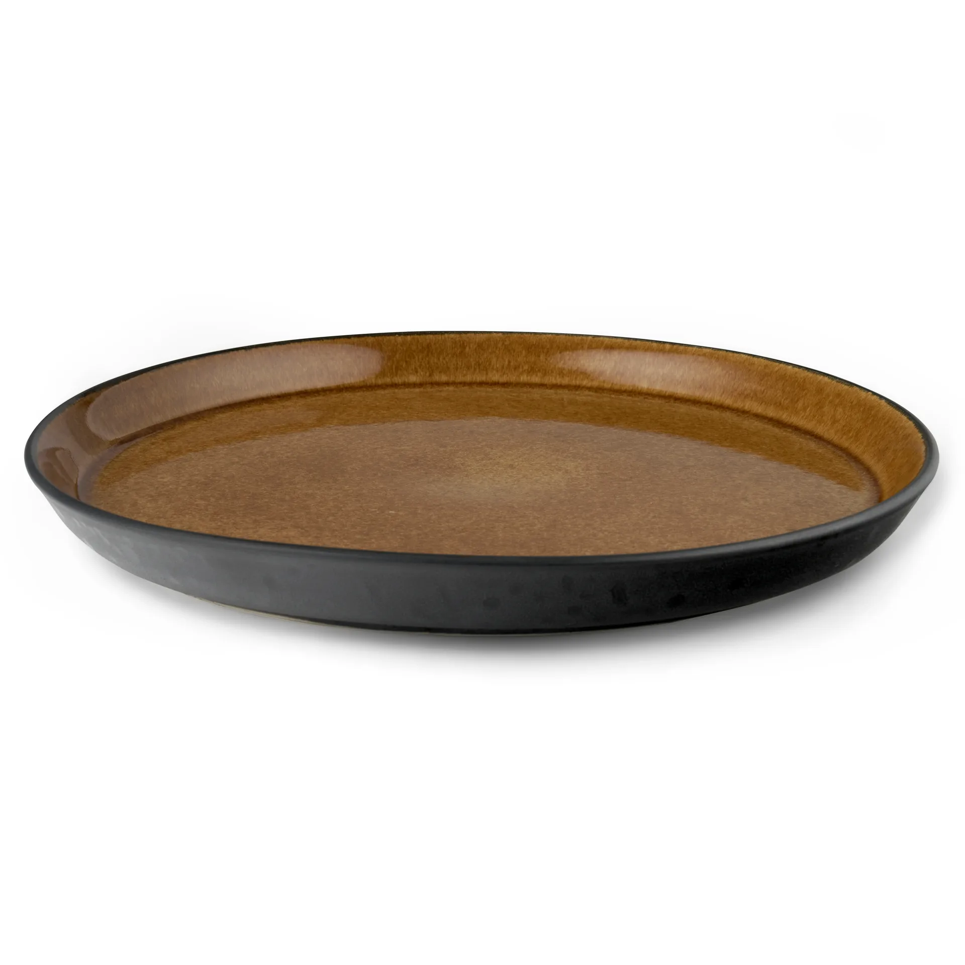 Bitz plate gastro Ø27 cm, Black-amber Bitz