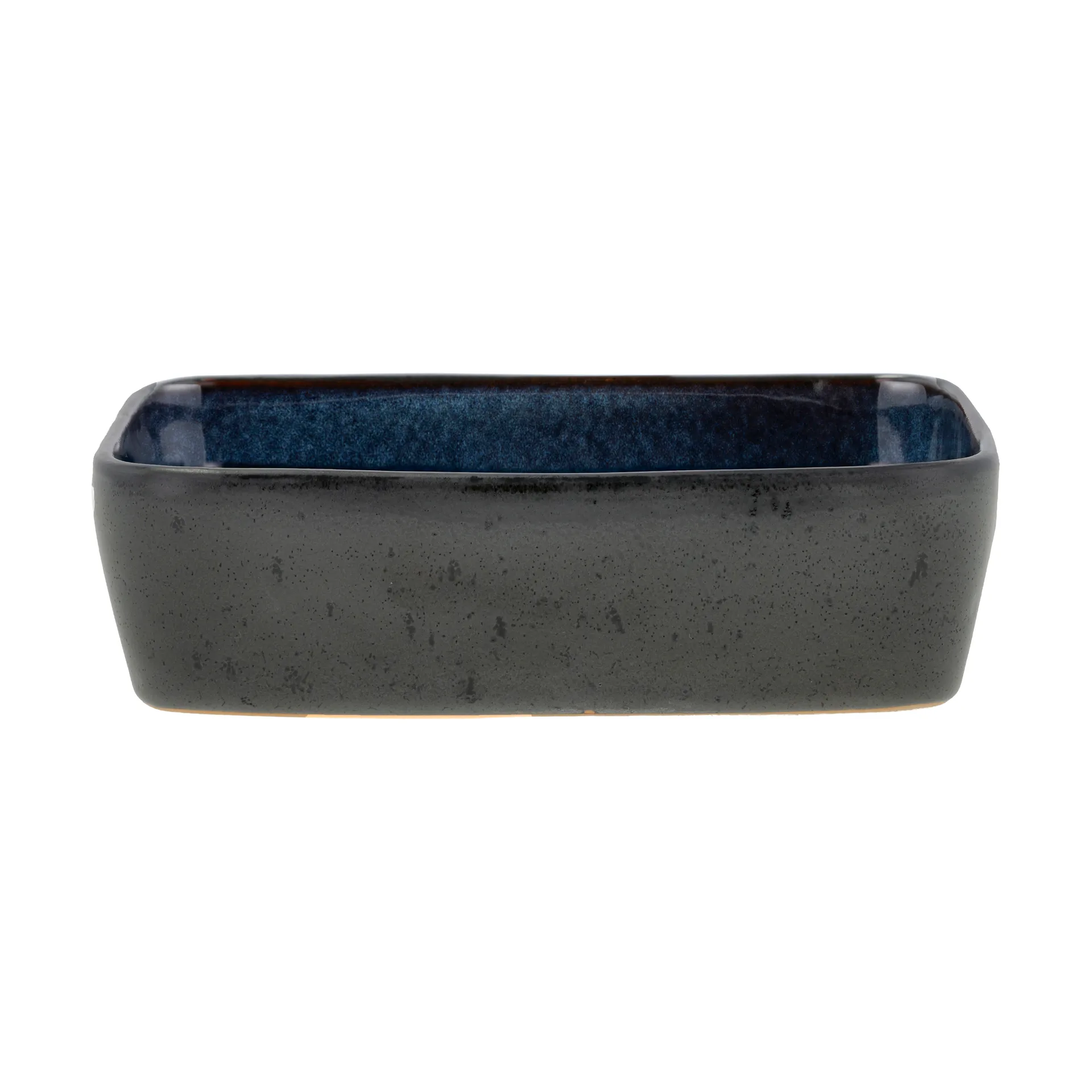 Bitz rectangular dish 14x19 cm, Black-blue Bitz