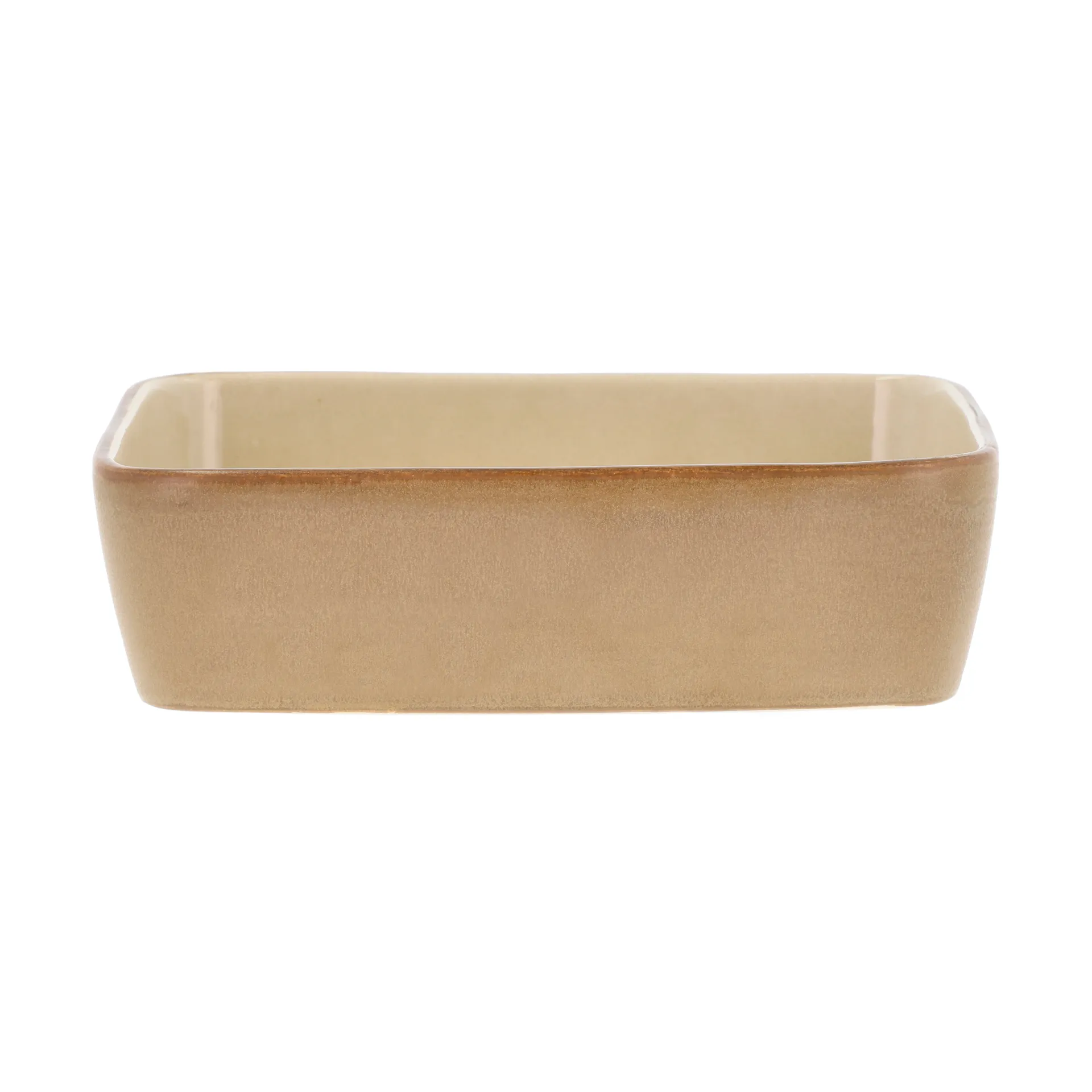 Bitz rectangular dish 14x19 cm, Wood-sand Bitz