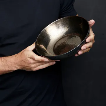 Bitz salad bowl 24 cm - Black-bronze - Bitz
