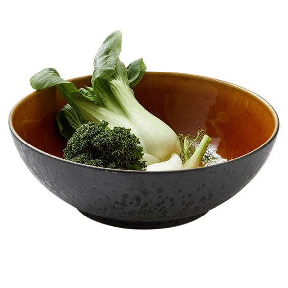 Bitz salad bowl Ø30 cm, Black-amber Bitz
