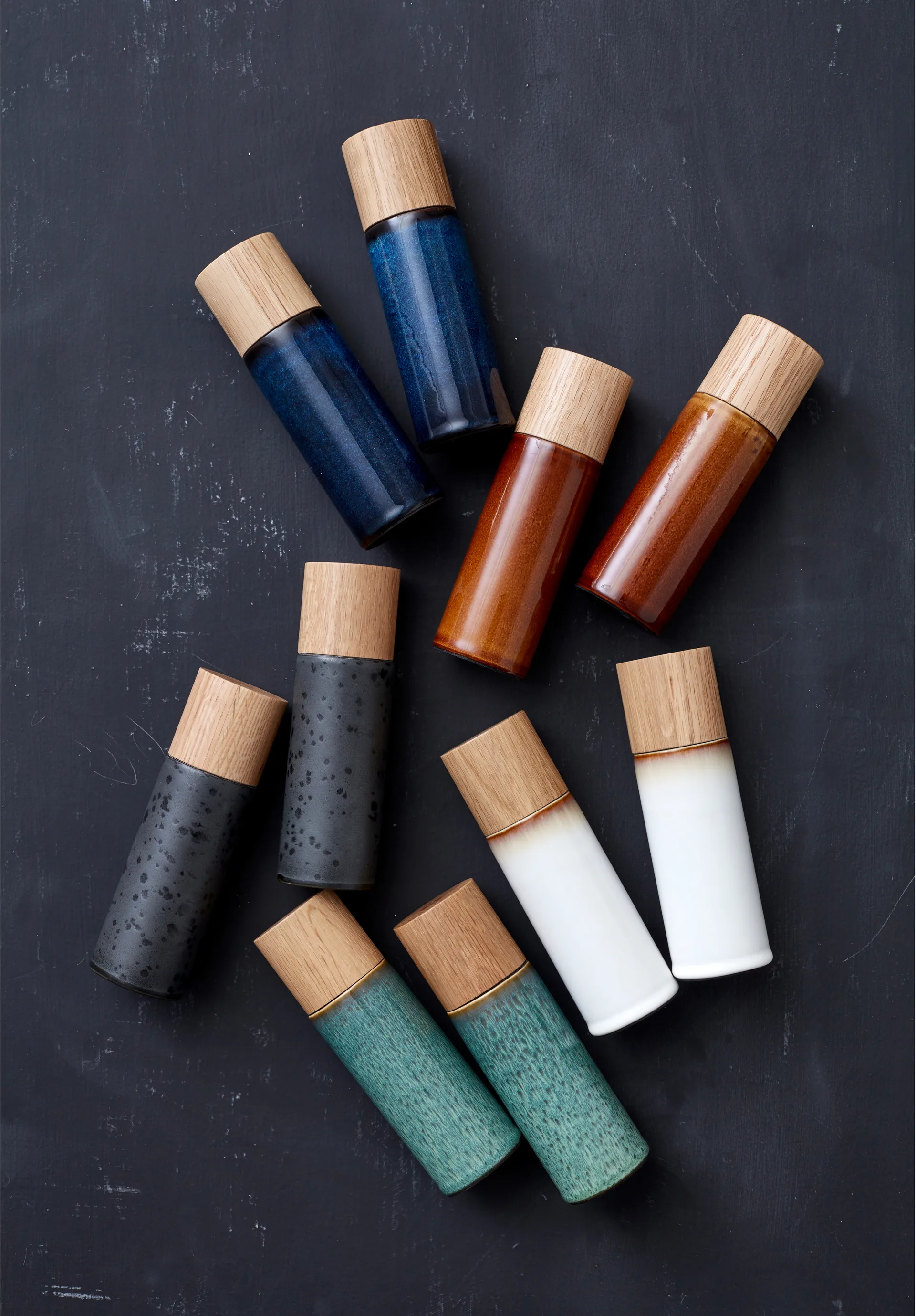 Bitz Salt - & Pepper Grinder 17 cm 2 pieces, Green Bitz