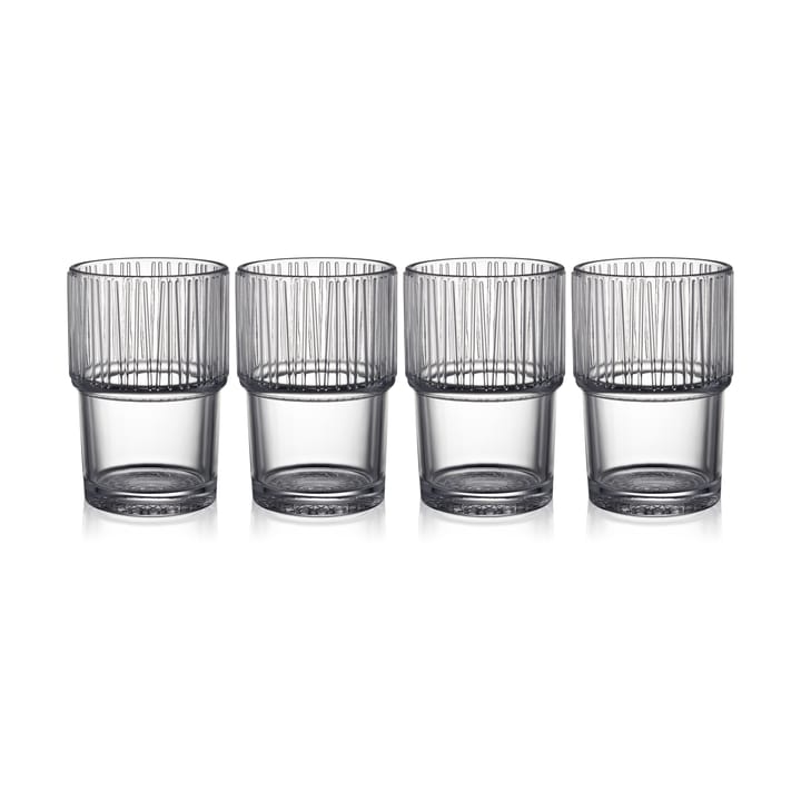 Kusintha café glass 38 cl 4-pack - Clear - Bitz