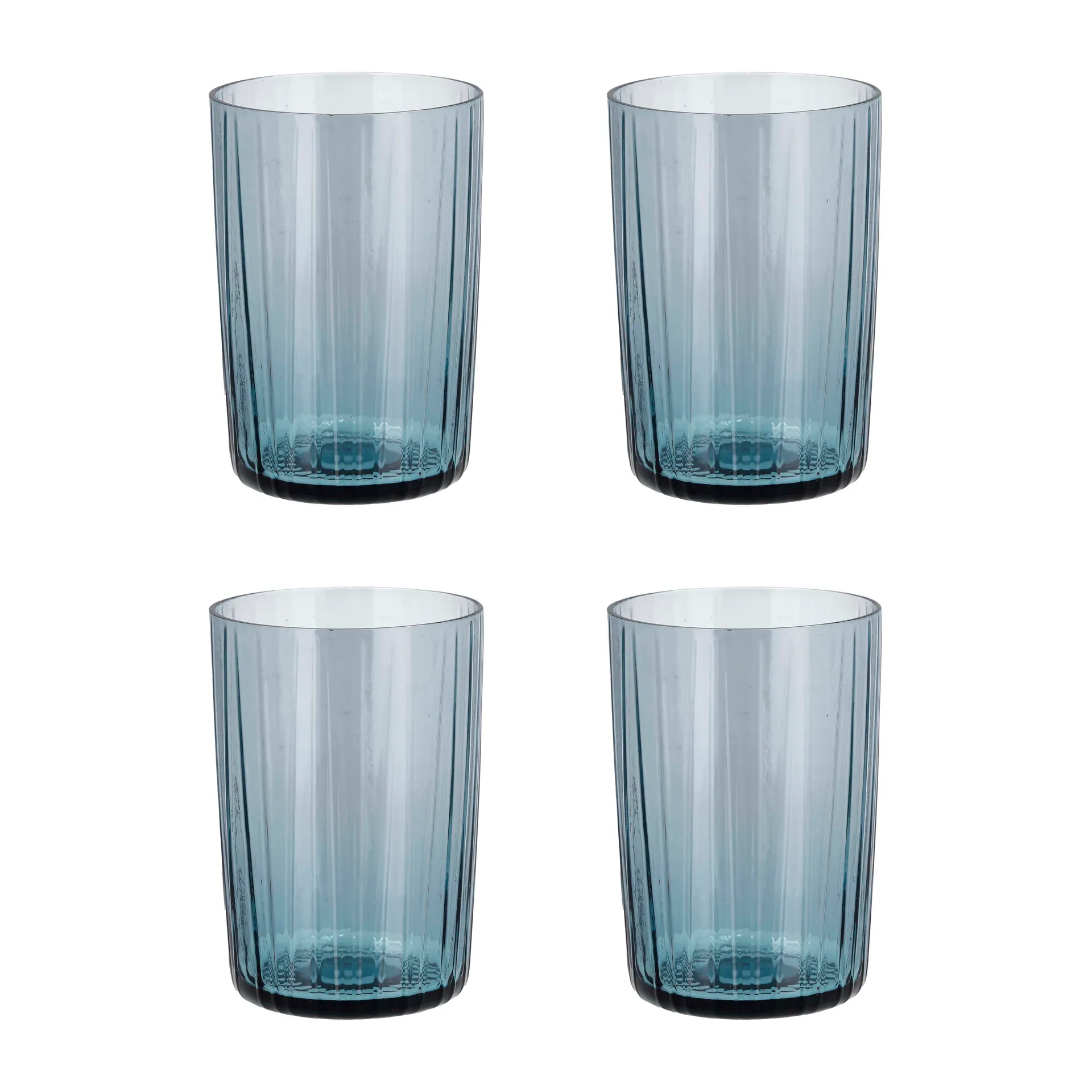 Kusintha drinking glass 28 cl 4-pack, Blue Bitz