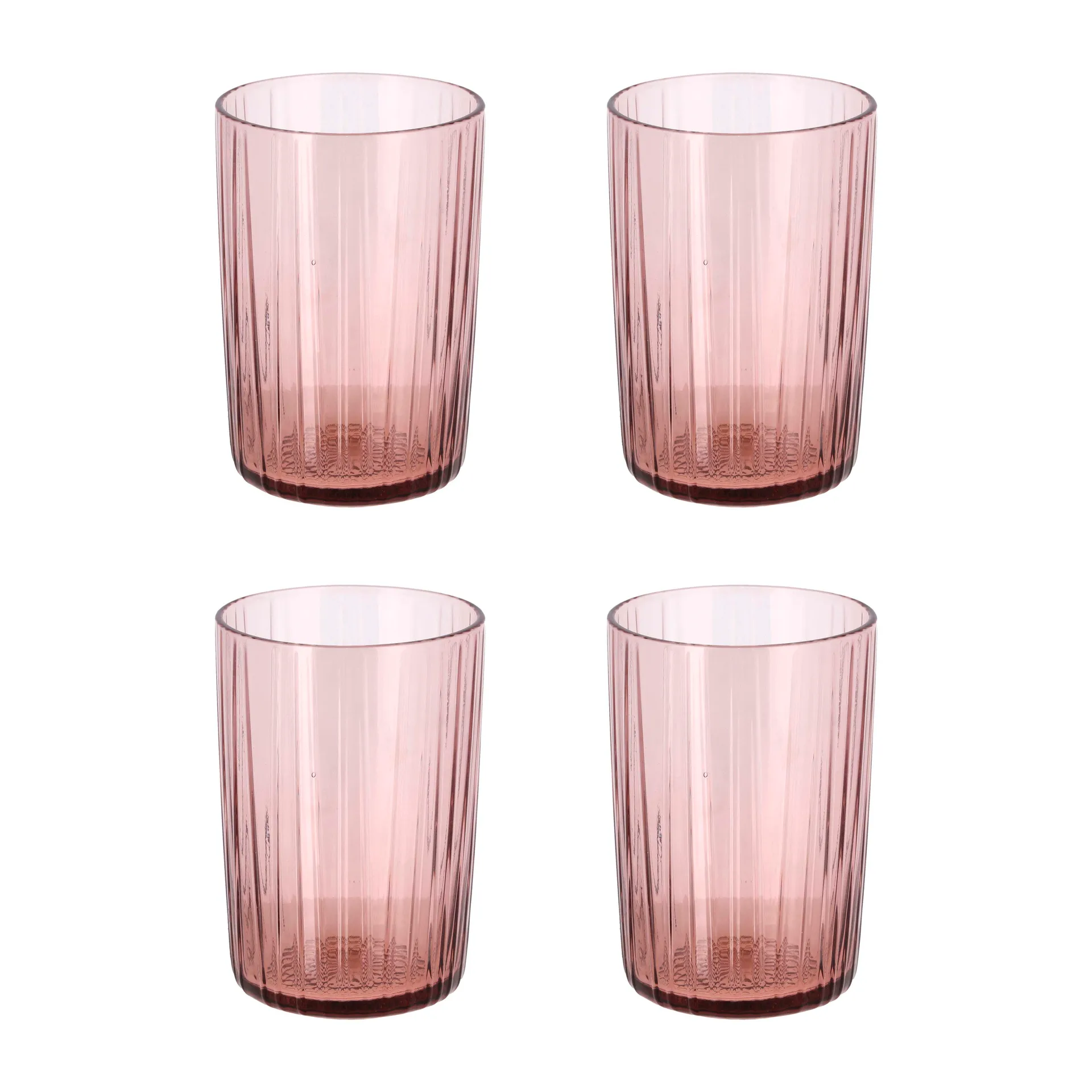 Kusintha drinking glass 28 cl 4-pack, Pink Bitz