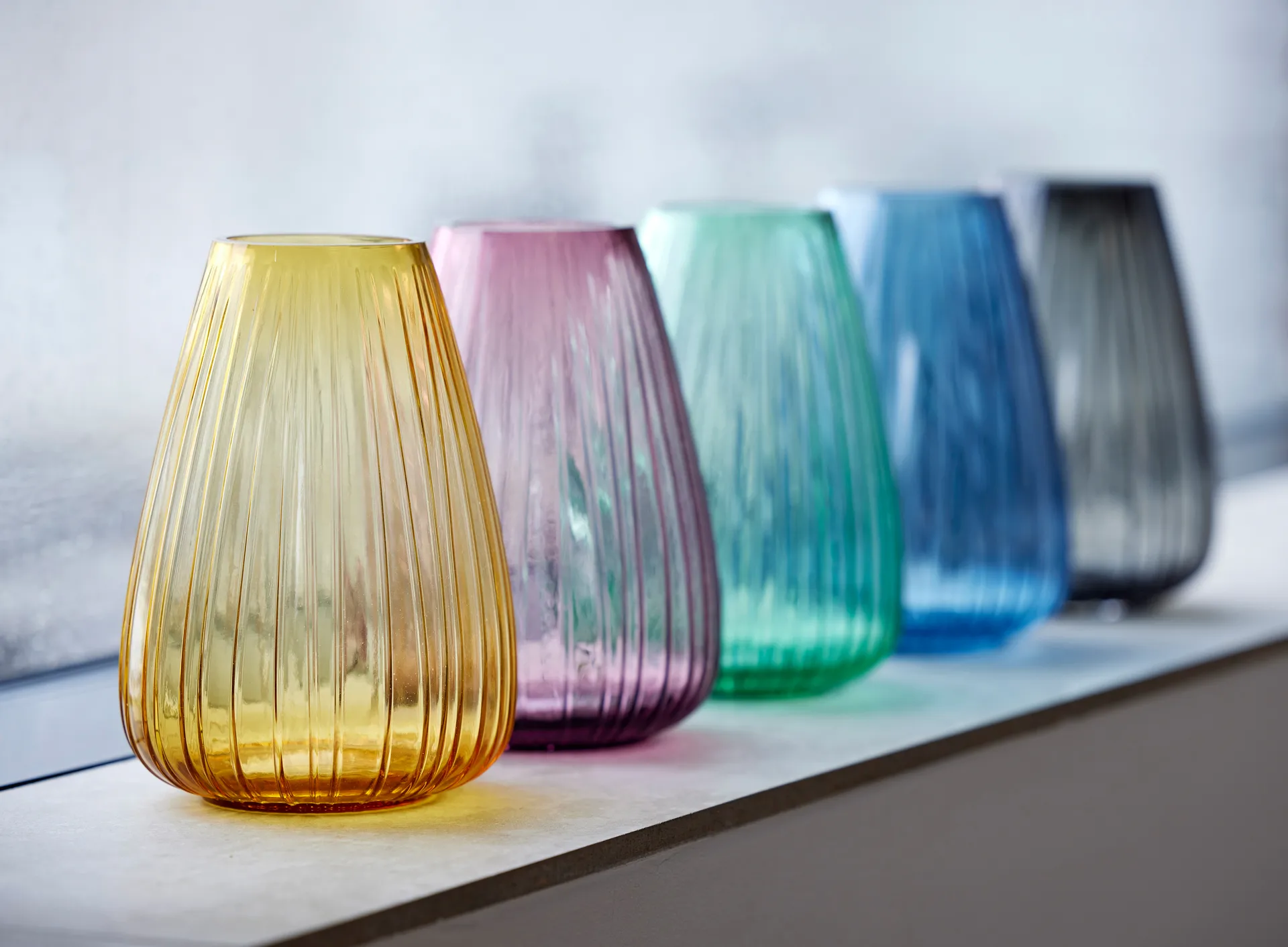 Kusintha vase 22 cm, Blue Bitz