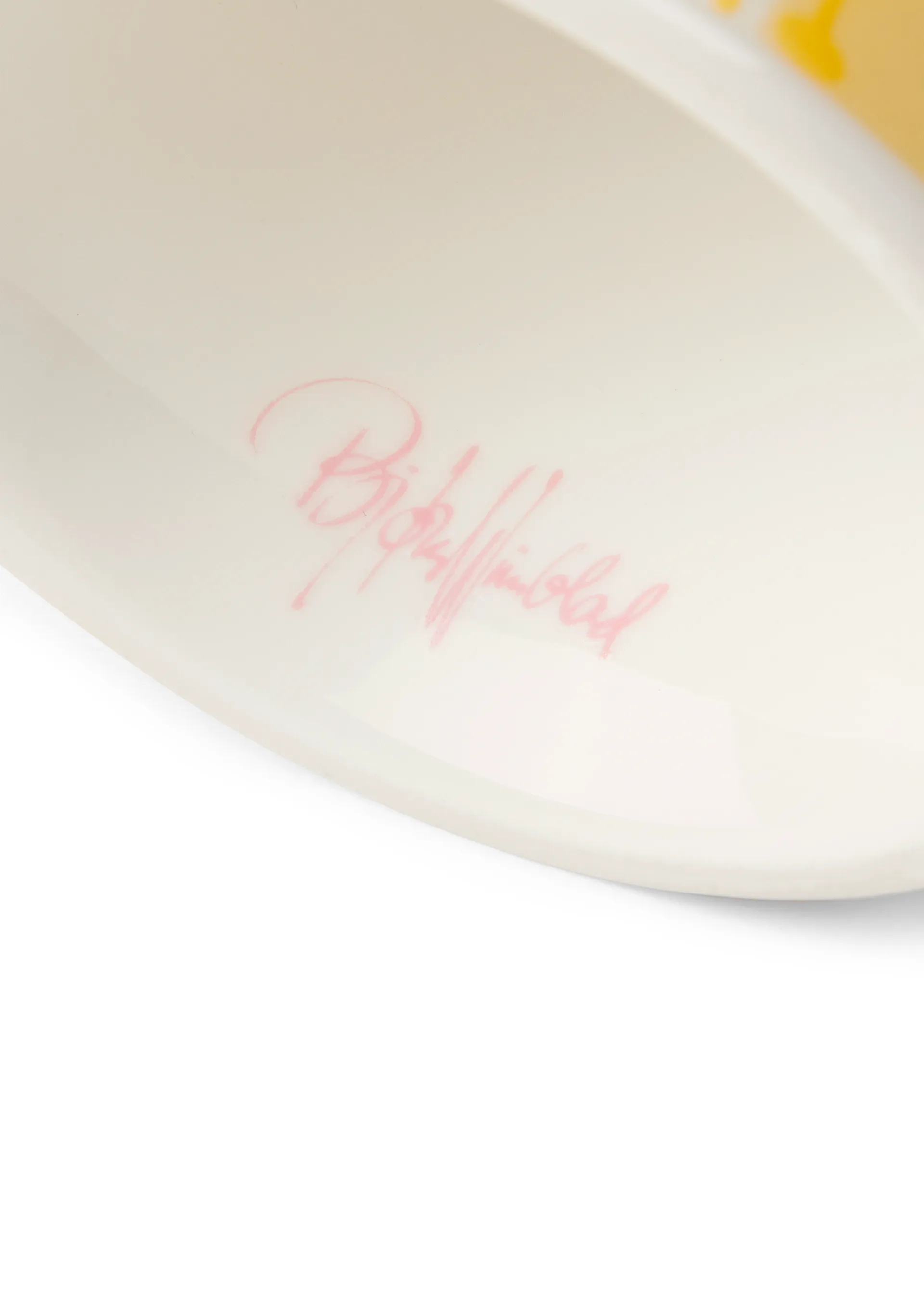 Eva candle holder Ø6.5 cm 2-pack, Yellow-lavender Bjørn Wiinblad