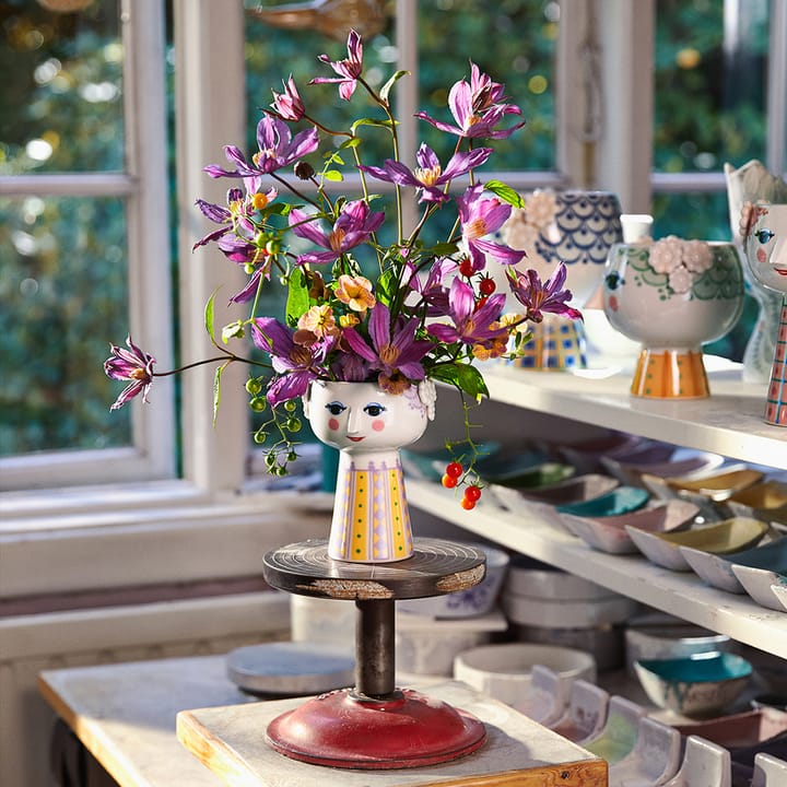 Eva vase 15 cm, Purple Bjørn Wiinblad