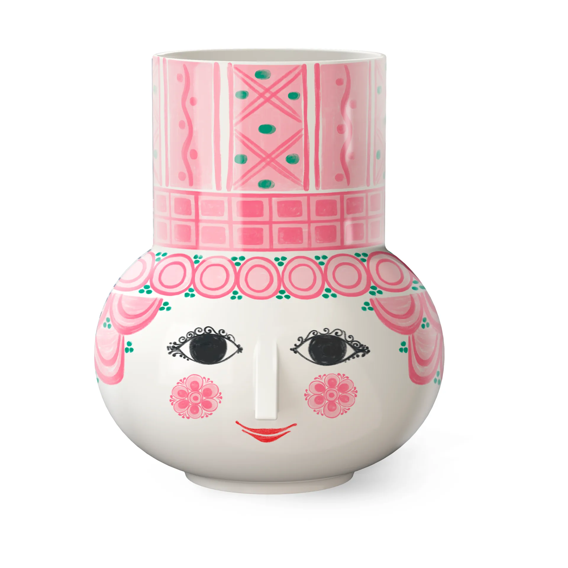 Olga vase 15 cm, Pink Bjørn Wiinblad