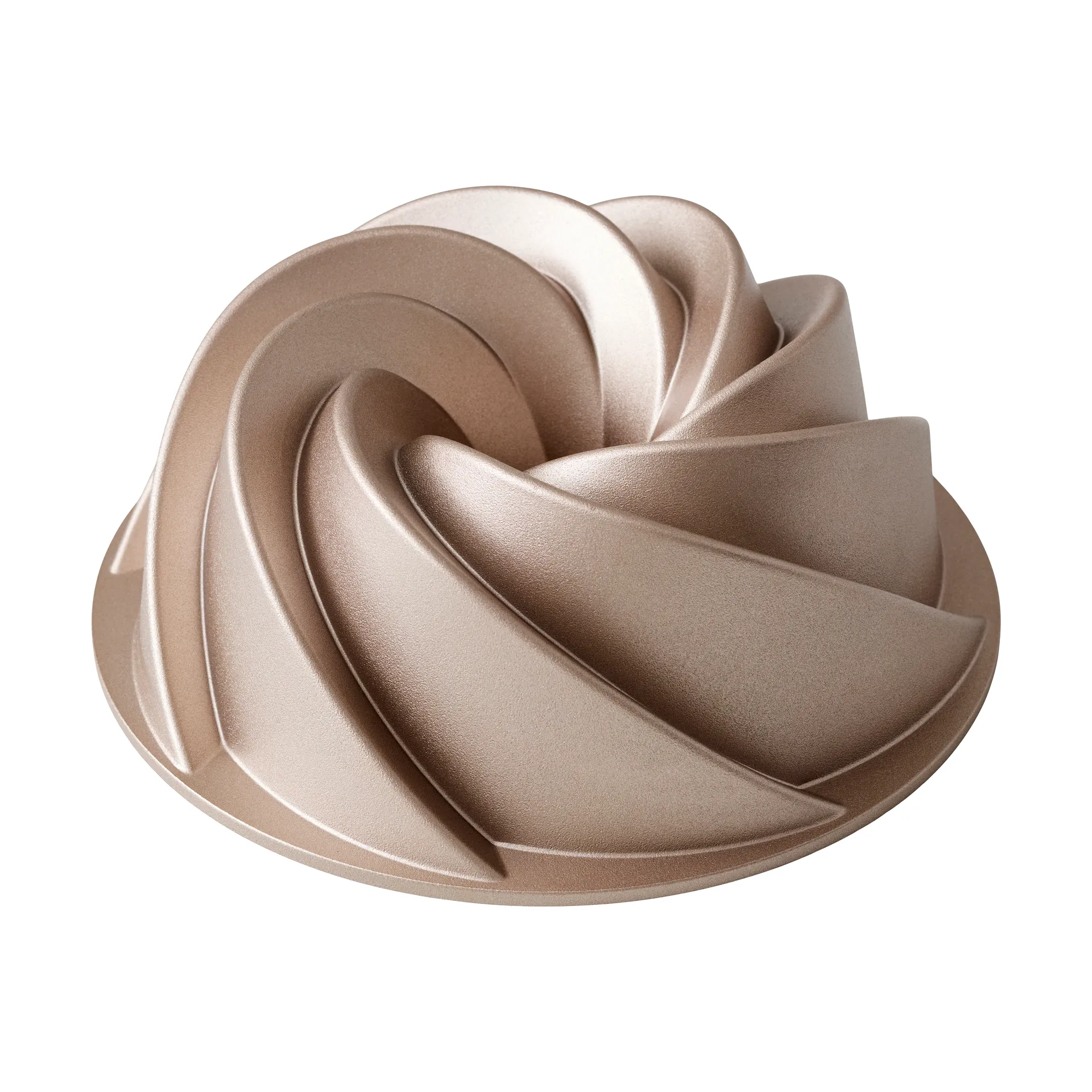 Blomsterbergs cake mold swirl 24x9 cm, Rose gold Blomsterbergs