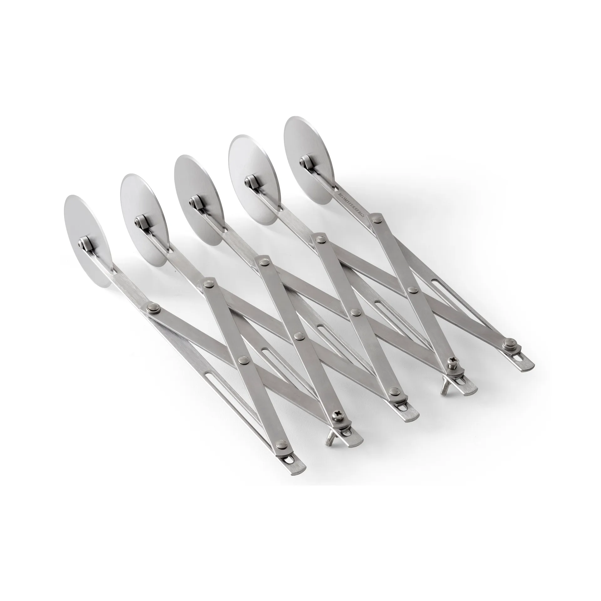 Blomsterbergs dough cutter with 5 wheels, Steel Blomsterbergs