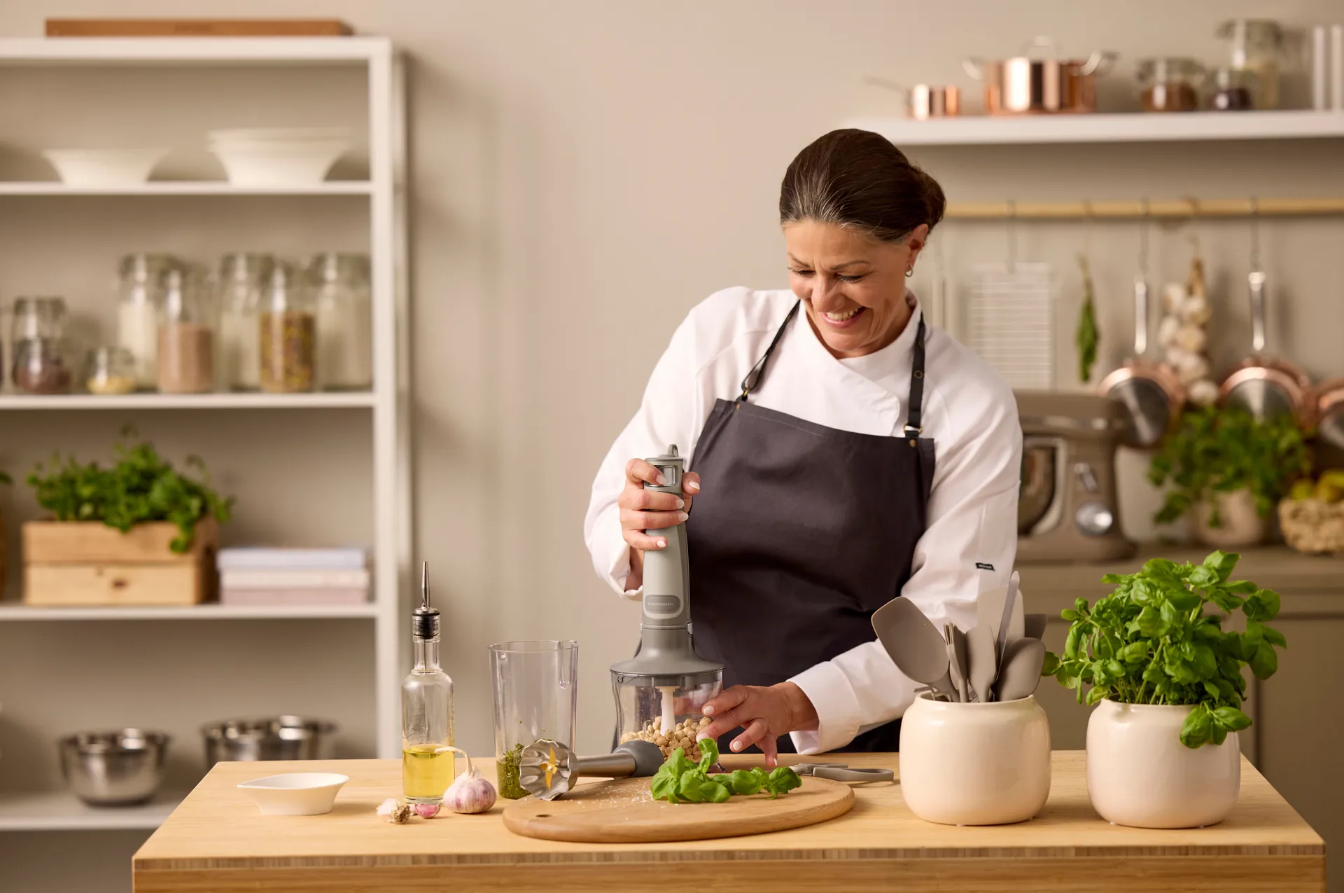 Blomsterbergs hand blender set, 3 pieces, Latte Blomsterbergs