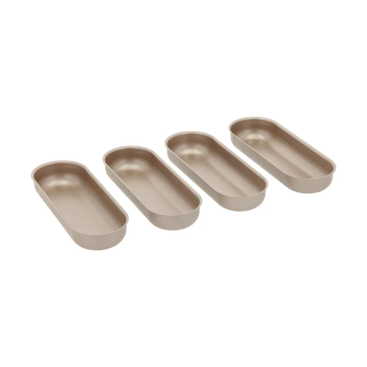 Blomsterbergs mini loaf tin - Rose gold, 4-pack - Blomsterbergs