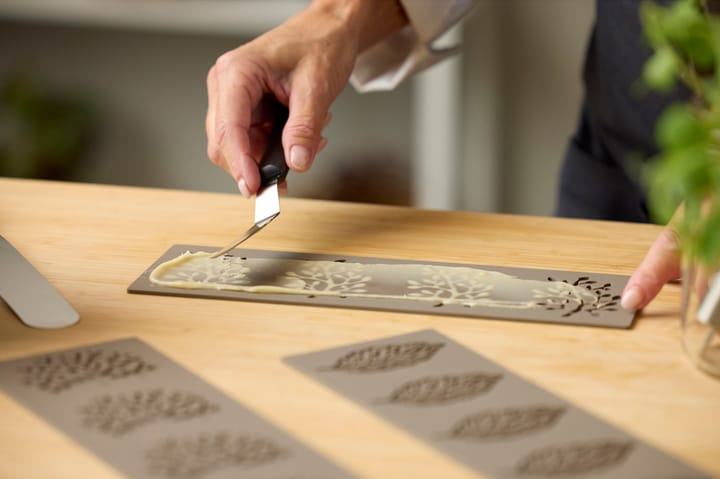 Blomsterbergs tuile silicone mold leaf, Latte Blomsterbergs