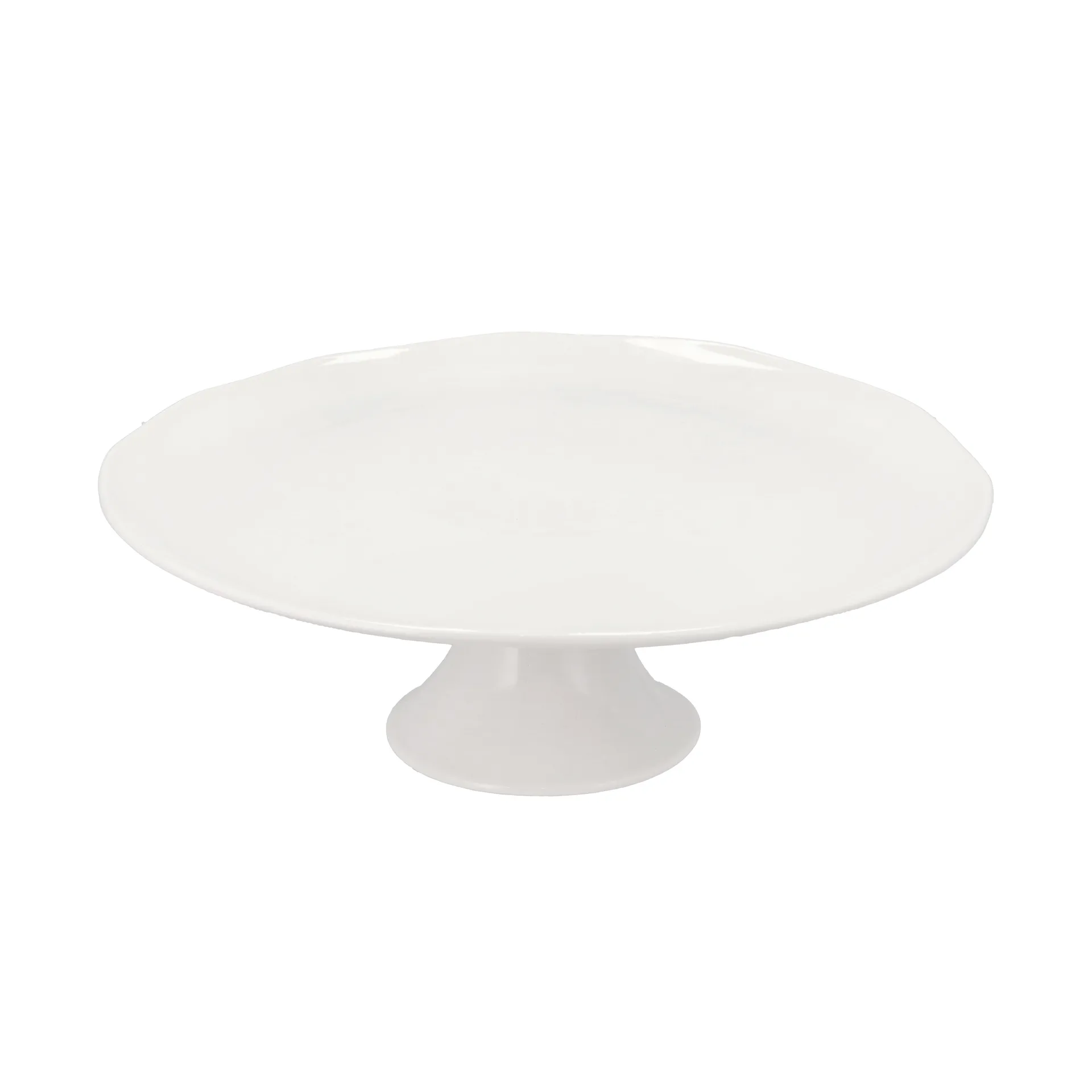 Cake stand on foot 30 x 10 cm, White Blomsterbergs
