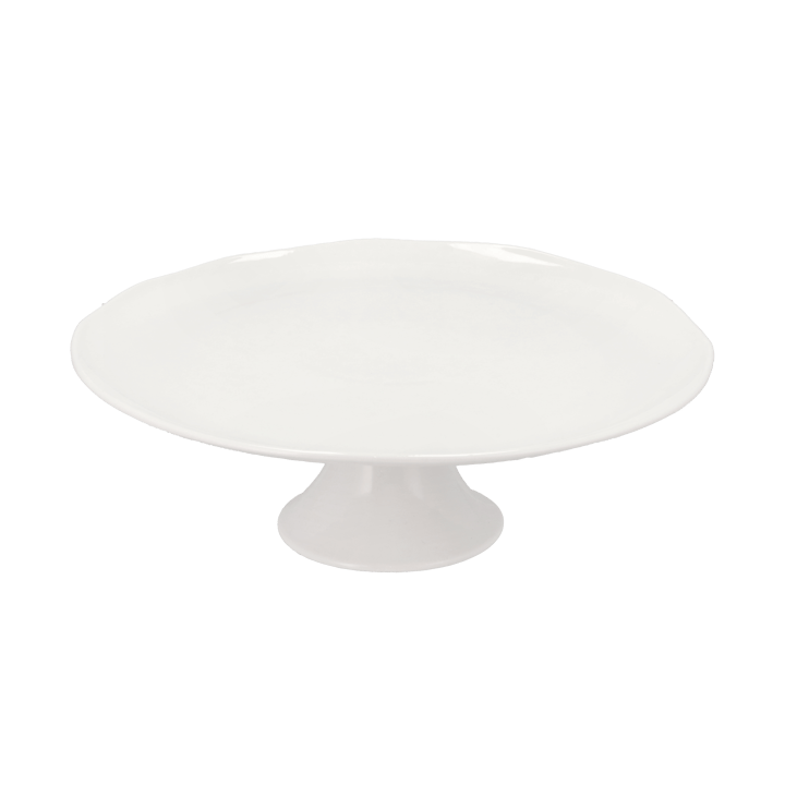 Cake stand on foot 30 x 10 cm, White Blomsterbergs