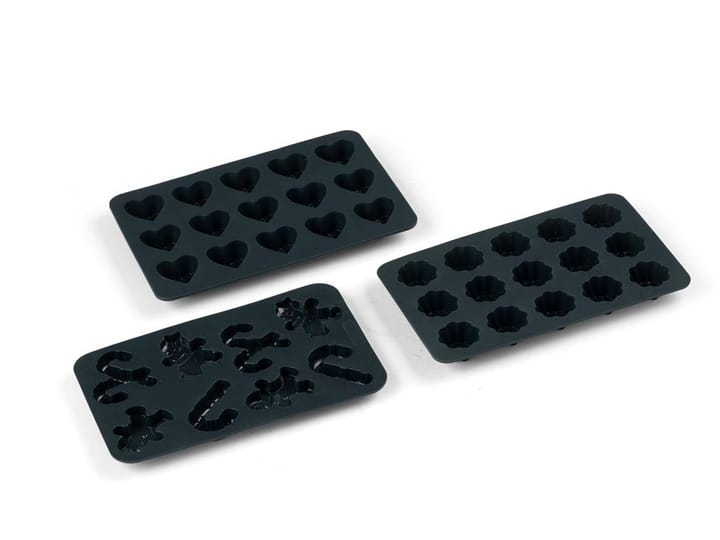 Chocolate Molds 3 parts, Gray Blomsterbergs