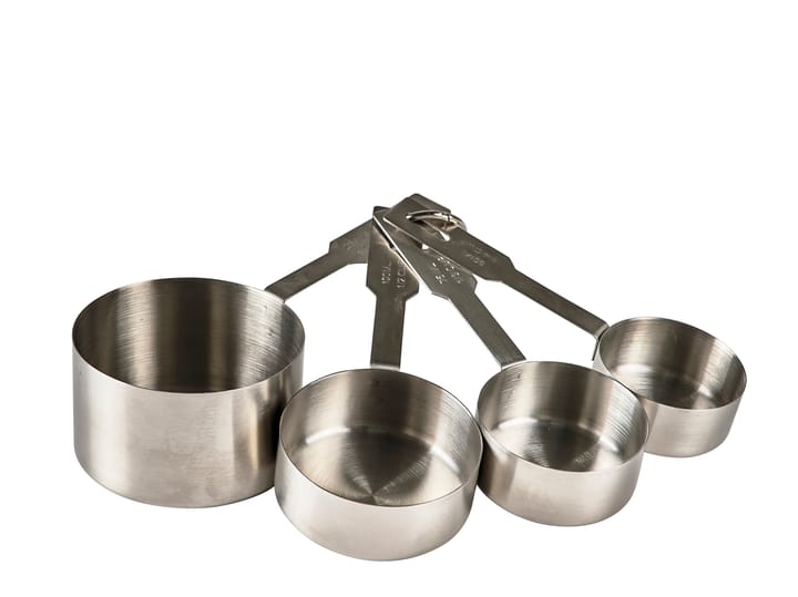 Measuring Cup set 4 pcs, Stainless steel Blomsterbergs