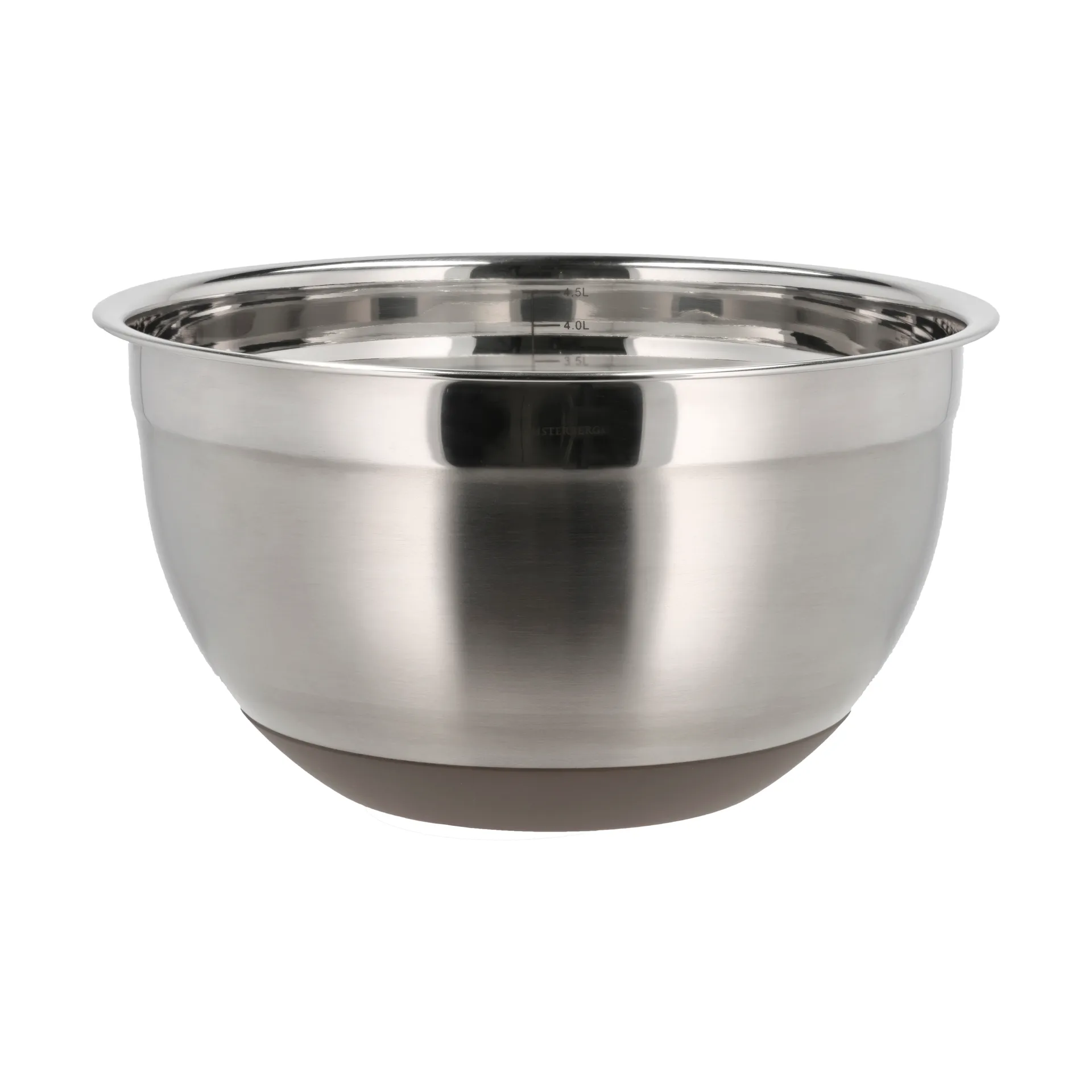 Mixing bowl with silicone base latte., 5 liters Blomsterbergs