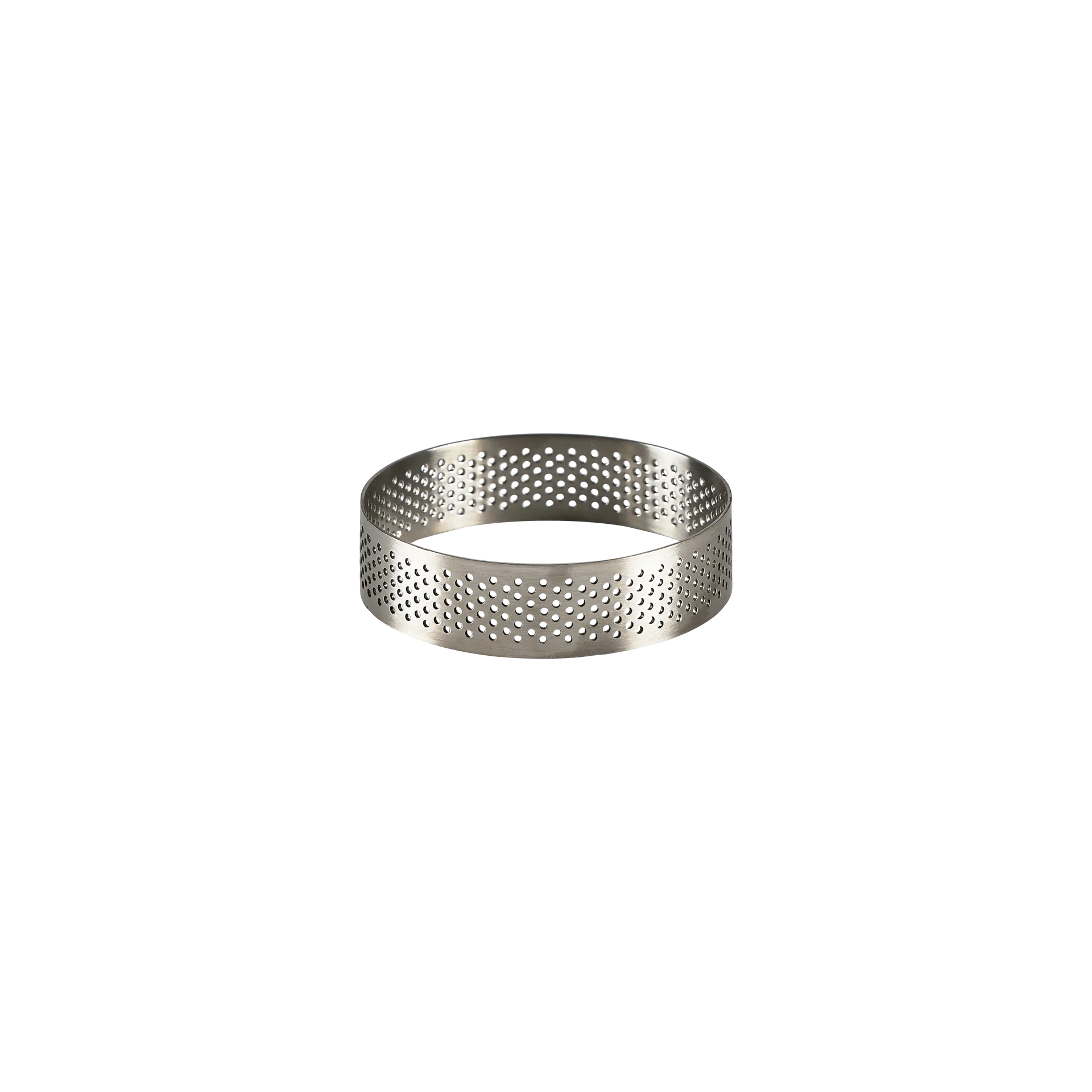 Ring mold with hole 8 cm, Stainless steel Blomsterbergs