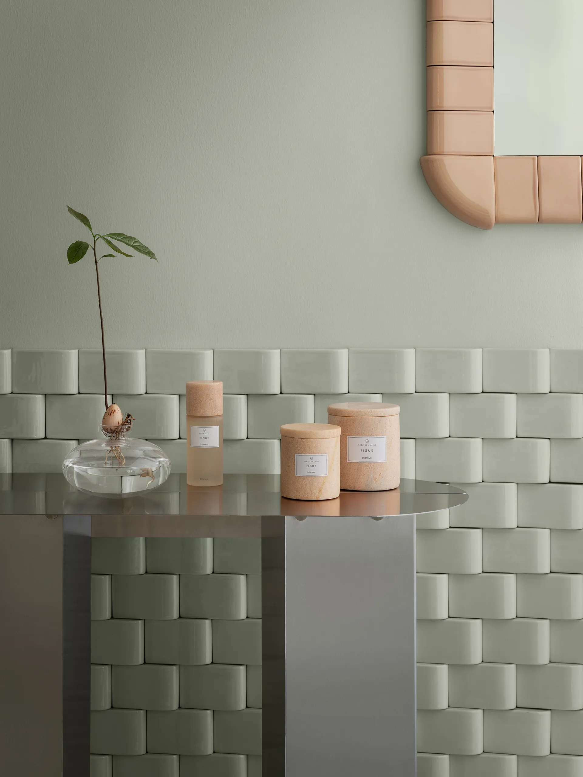 Avo vase 9.5 cm, Clear blomus