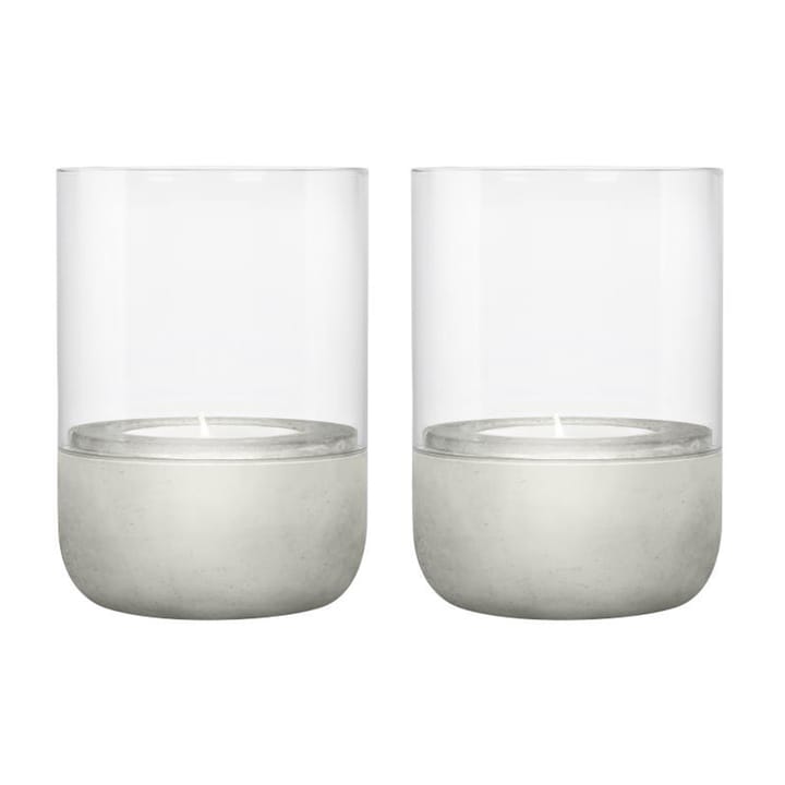 Calma lantern Ø7 cm 2-pack, Light grey blomus