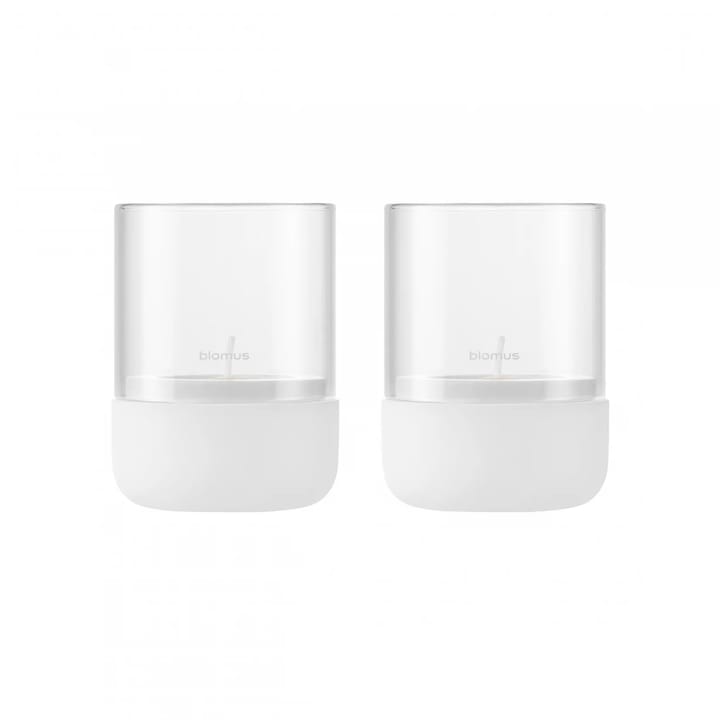Calma lantern Ø7 cm 2-pack, Lily white blomus