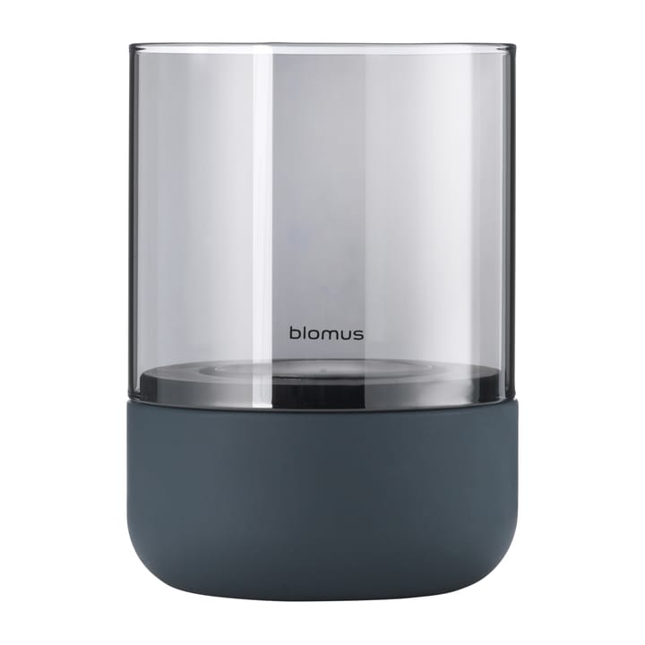 Calma lantern with tea light Ø10 cm, Steel grey blomus