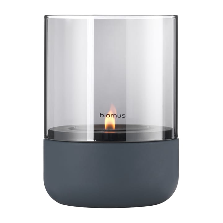Calma lantern with tea light Ø10 cm, Steel grey blomus