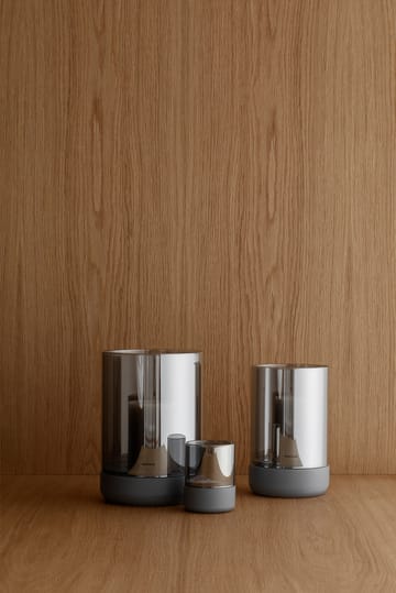 Calma lantern with tea light Ø10 cm - Steel grey - blomus