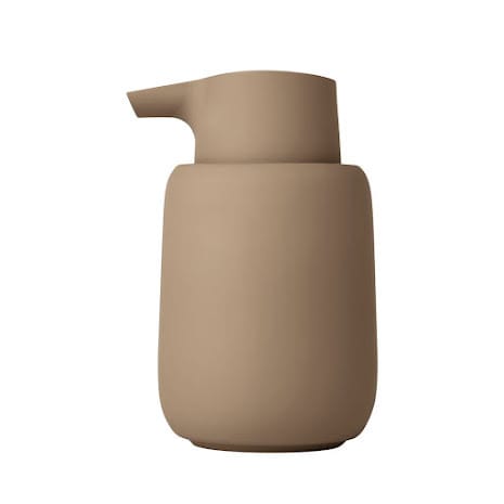 Ceramic Soap Pump Ø8.5 cm - Brown - Blomus