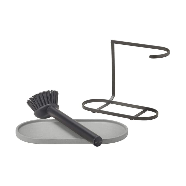 Dhuva dish brush and soap holder, Micro Chip blomus