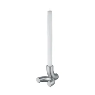 Doodle candle holder - Matte stainless steel - blomus