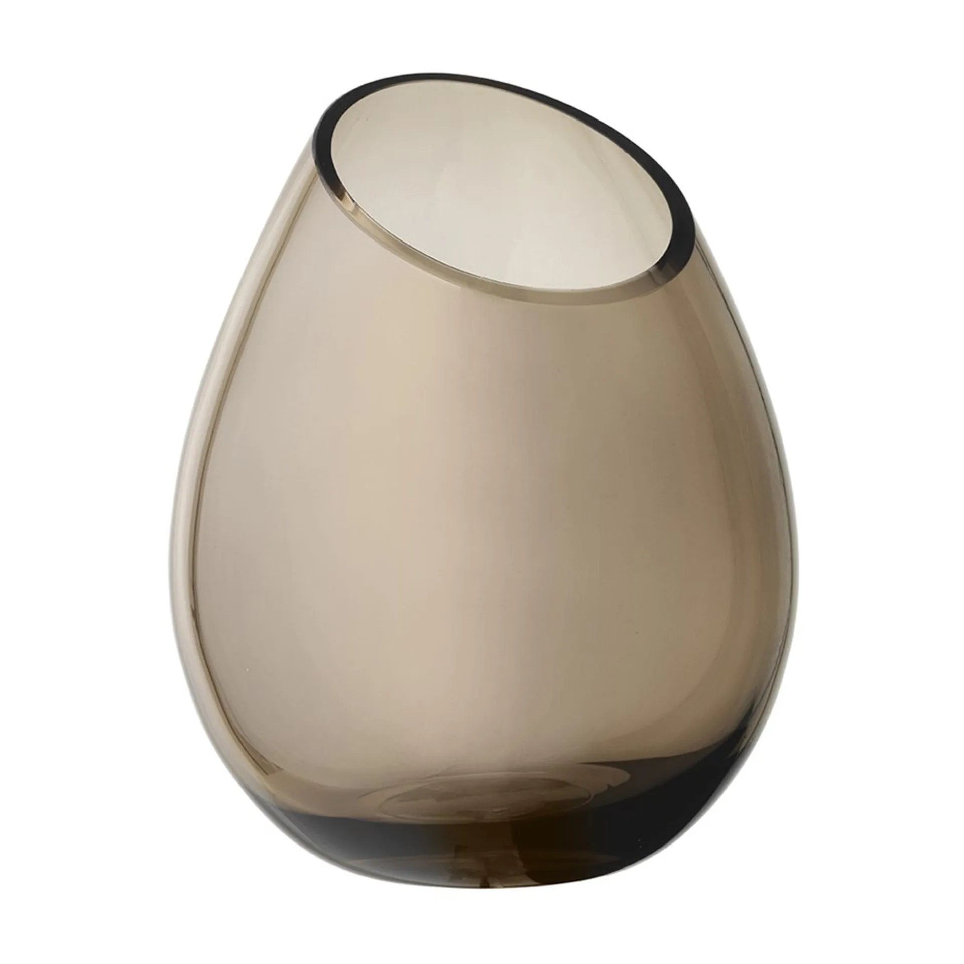 Drop vase large, Coffee blomus