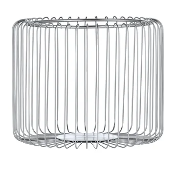 Estra wire basket Ø30 cm - Chrome - blomus