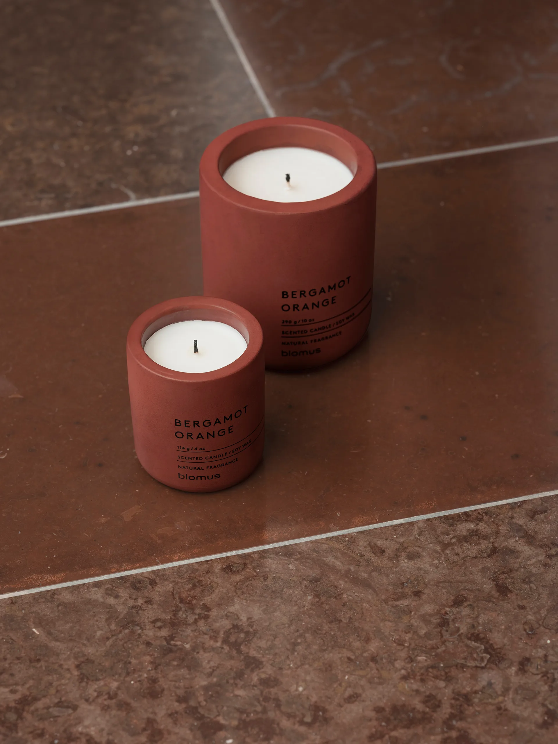Fraga scented candles 55 hours, Bloody Orange Cedar Wood blomus