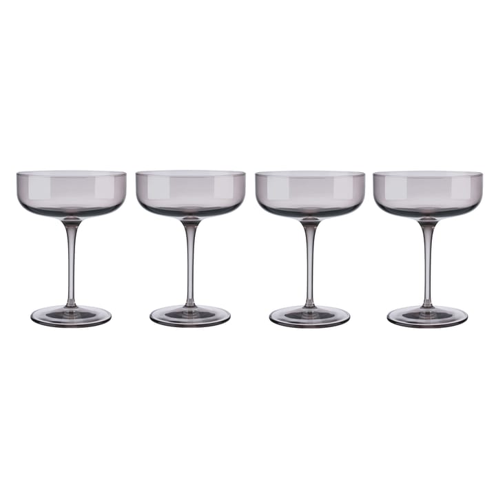 Fuum champagne glass coupe 30 cl 4-pack - Fungi - Blomus