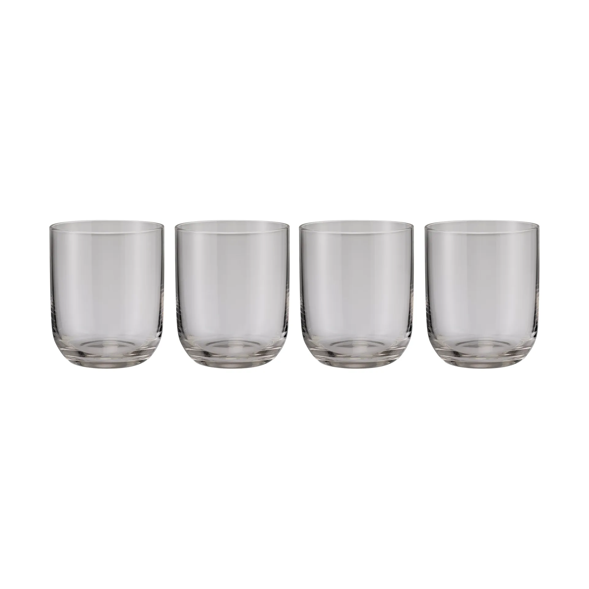 Fuumi drinking glass 34 cl 4-pack, Smoke blomus