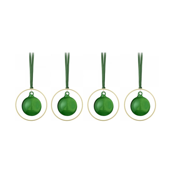 KITAI Christmas bauble 8,5 cm 4-pack, Duck green blomus