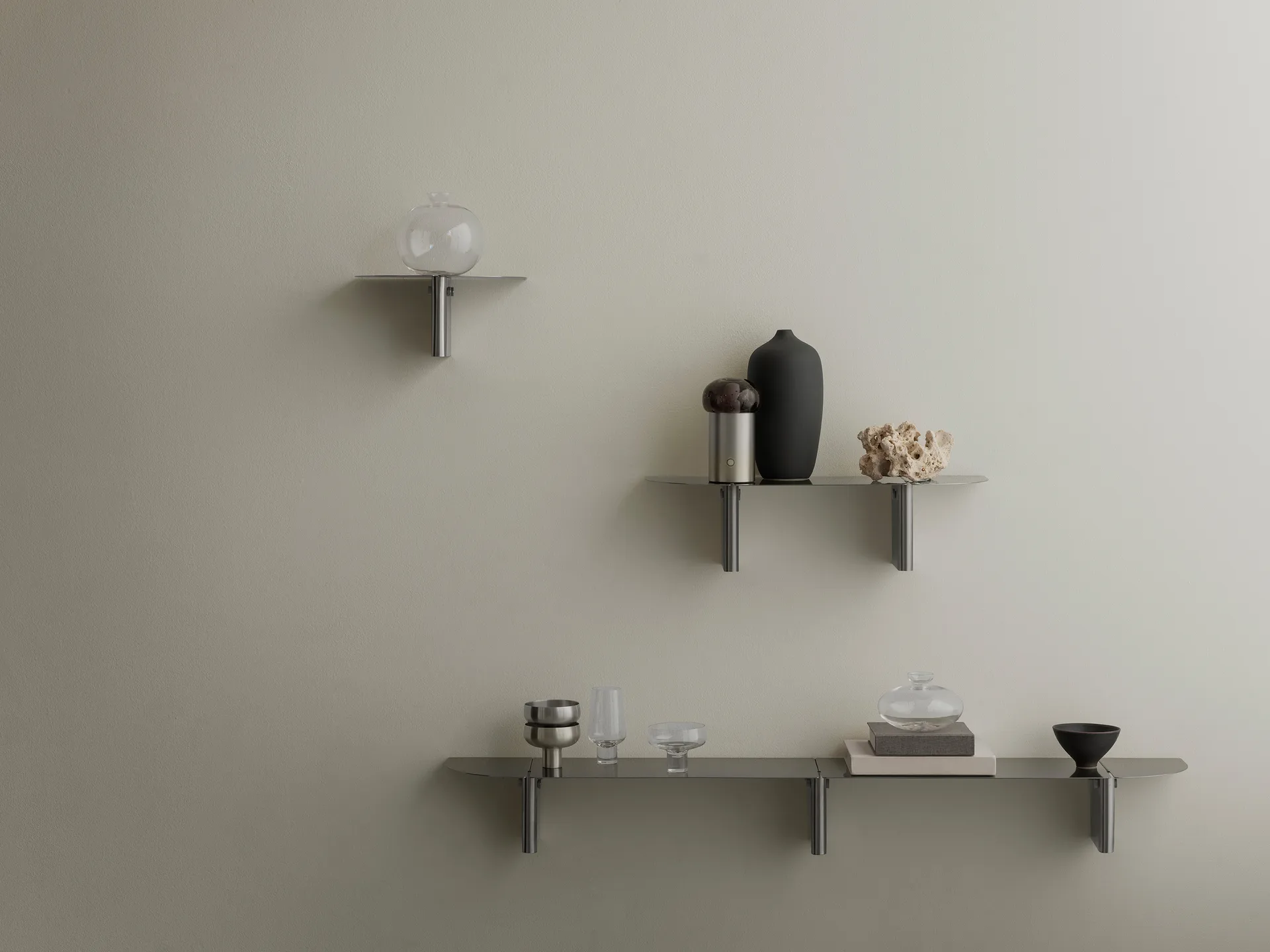 Koyoi champagne glass Coupe 9 cl, Stainless steel blomus