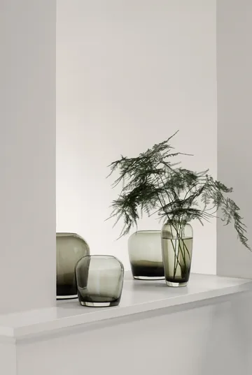 Leta vase 15 cm - Smoke - blomus