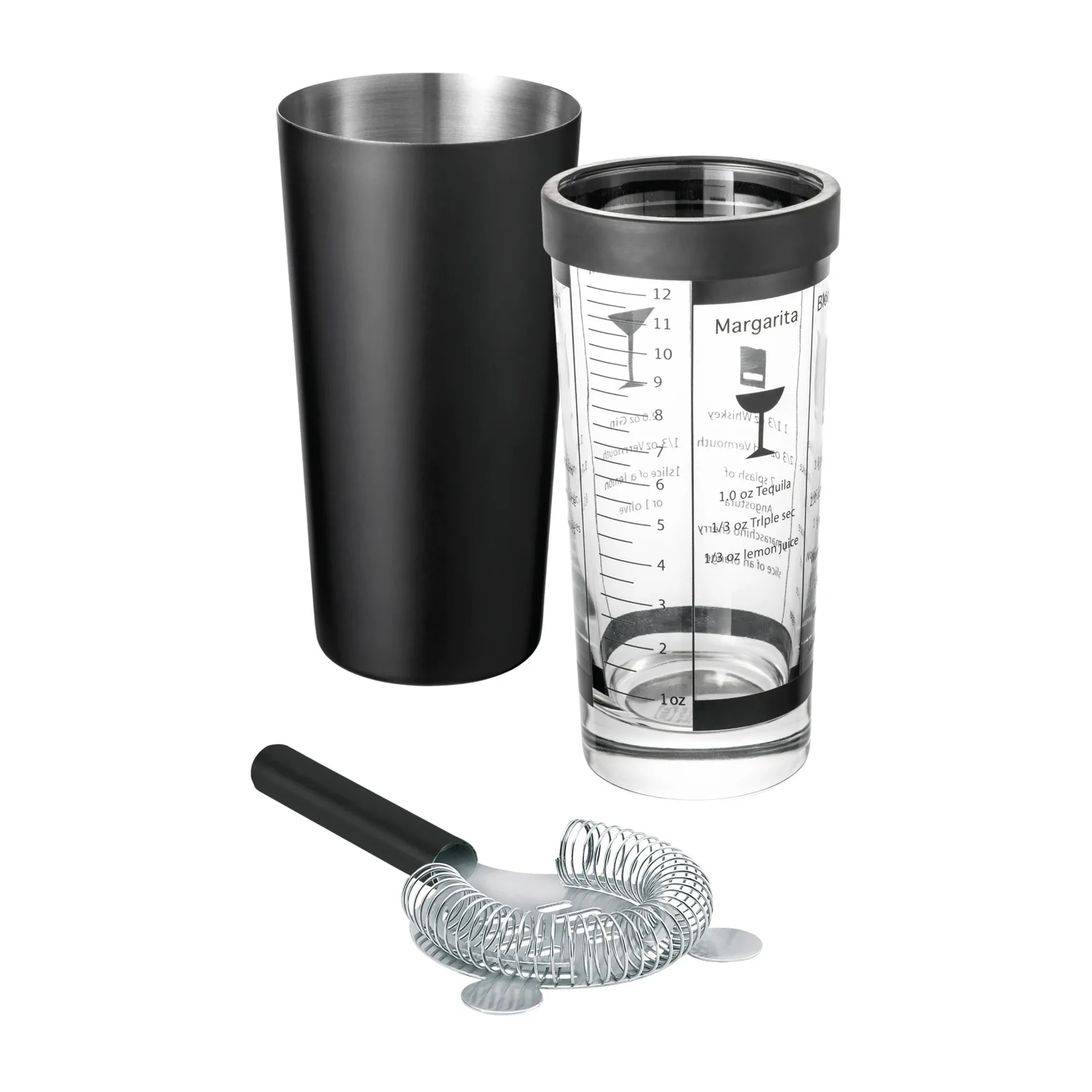 Lounge Boston shaker set, Black blomus