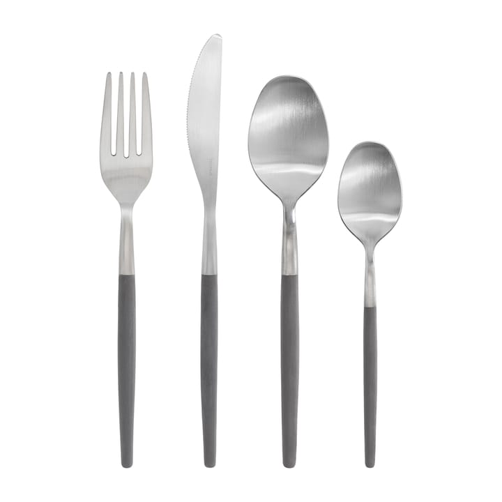 Maxime cutlery 16 pieces - Sharkskin - Blomus