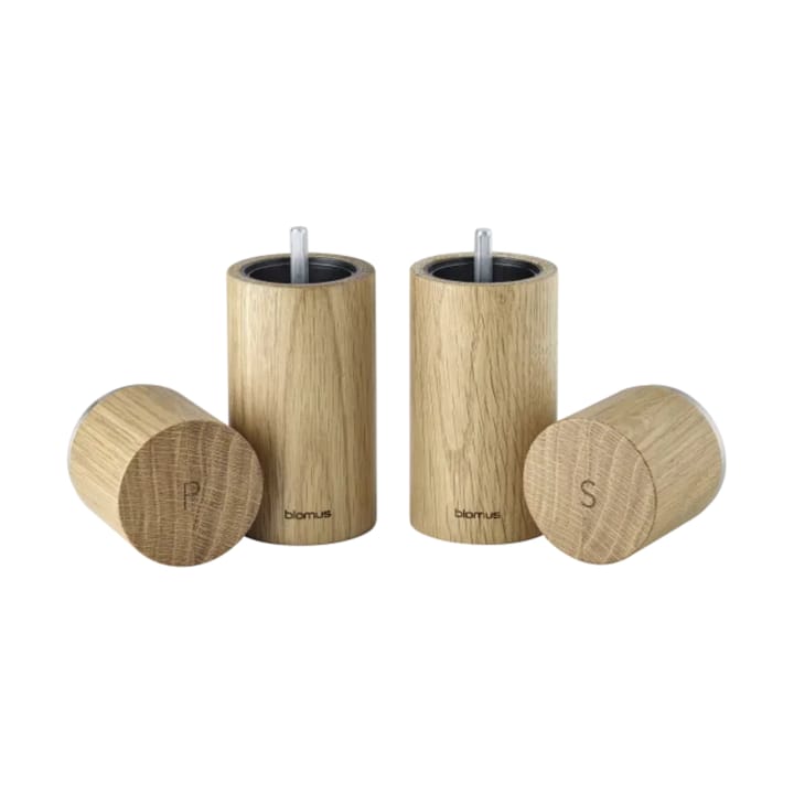 Pepe Salt and Pepper Grinder Set 15 cm, Oak blomus