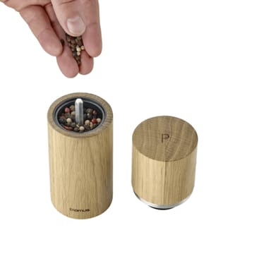 Pepe Salt and Pepper Grinder Set 15 cm - Oak - blomus