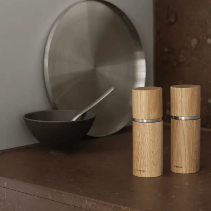 Pepe Salt and Pepper Grinder Set 15 cm, Oak blomus