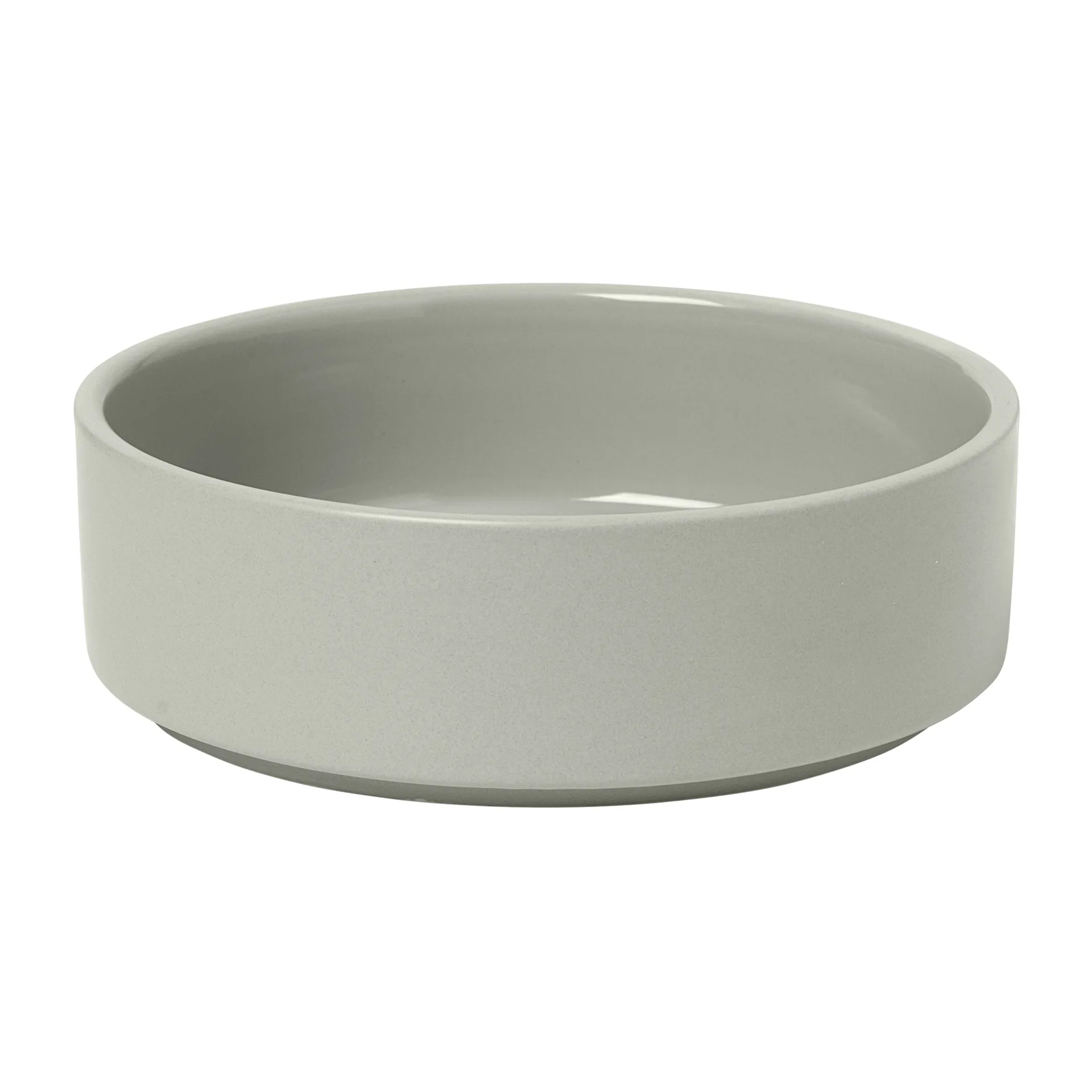 Pilar bowl low Ø14 cm, Mirage grey blomus