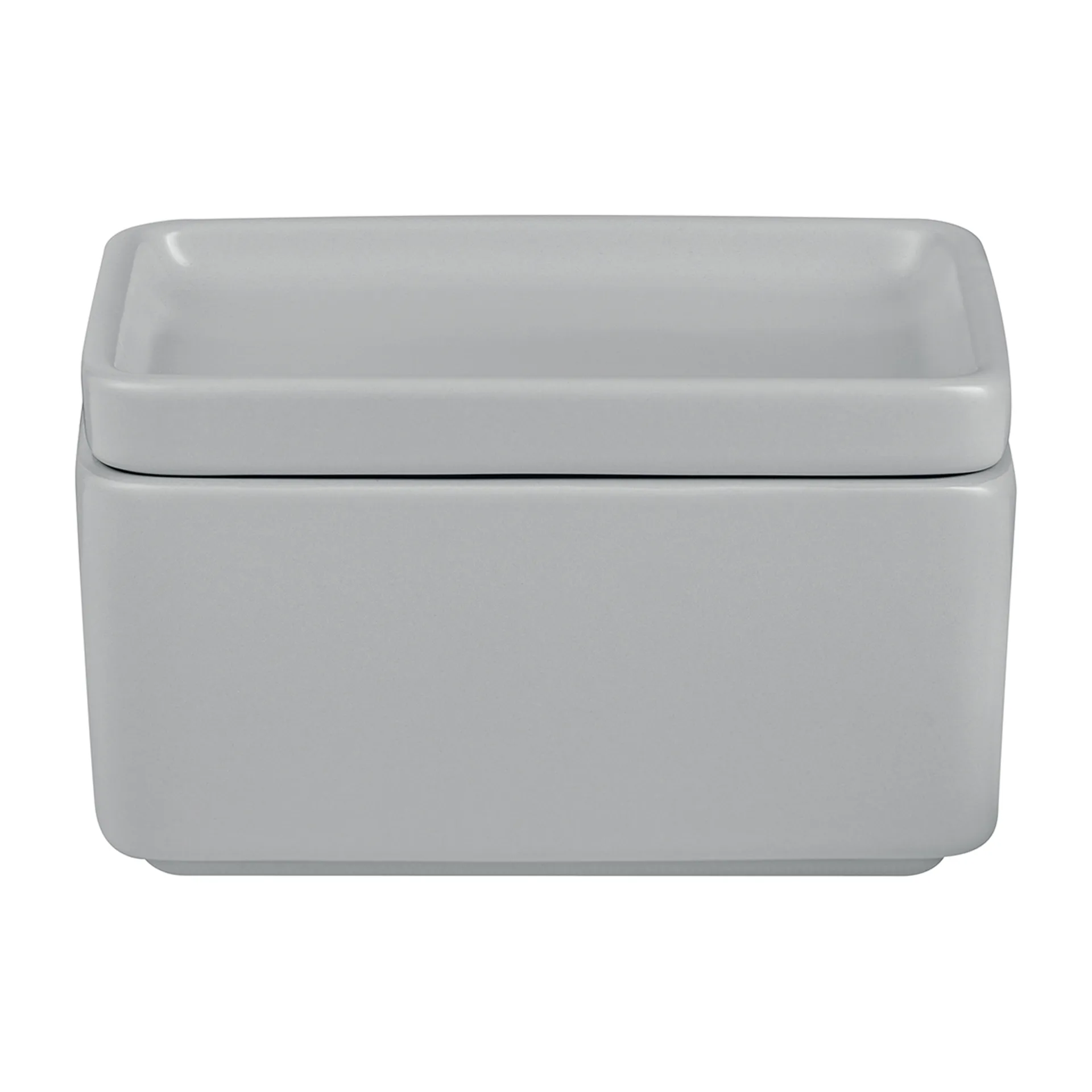 Pilar butter dish - storage box 250 ml, Mirage grey blomus