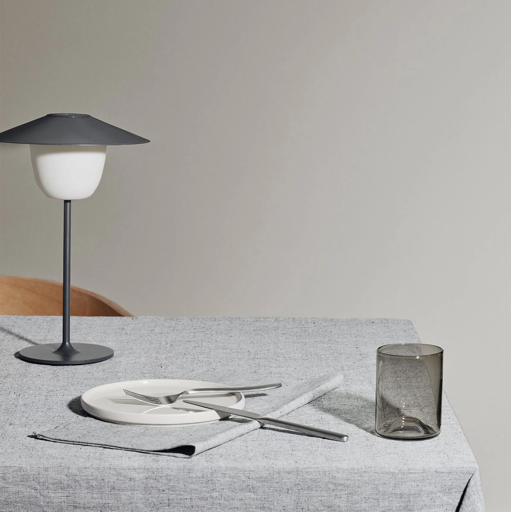 Pilar dessert plate Ø20 cm, Moonbeam blomus