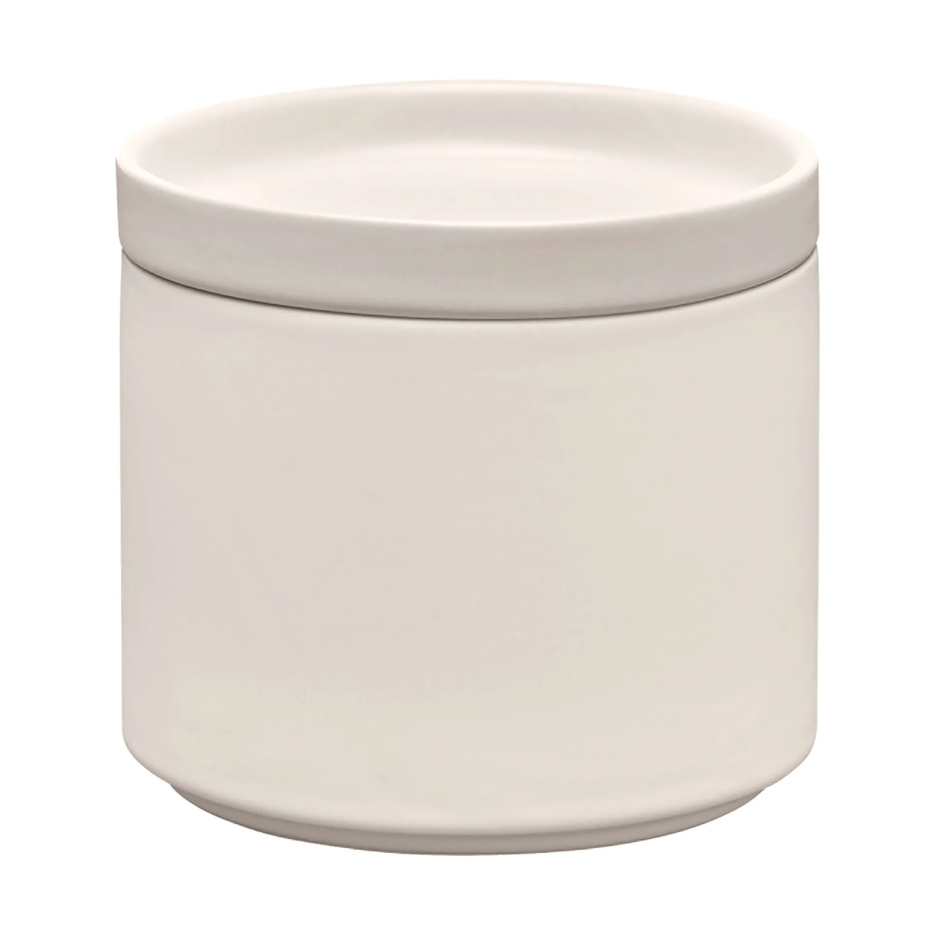 Pilar storage jar with lid, Moonbeam, Ø10x9 cm blomus